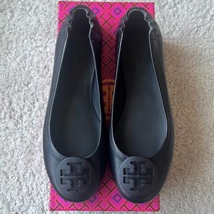 Brand New Tory Burch Minnie Travel Ballet Flats